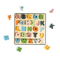 Drevené puzzle ABC