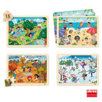 Sada puzzle – 4 ročné...