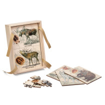 Sada puzzle - Po stopách zveri
