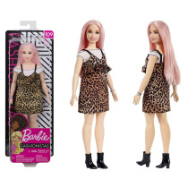 Bábika Barbie v leopardích...