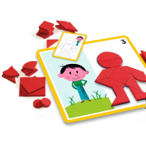 Obrázkový tangram: Tvary